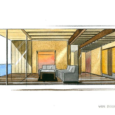 Amane Resort Seikai Beppu Pokój zdjęcie Interior design sketch