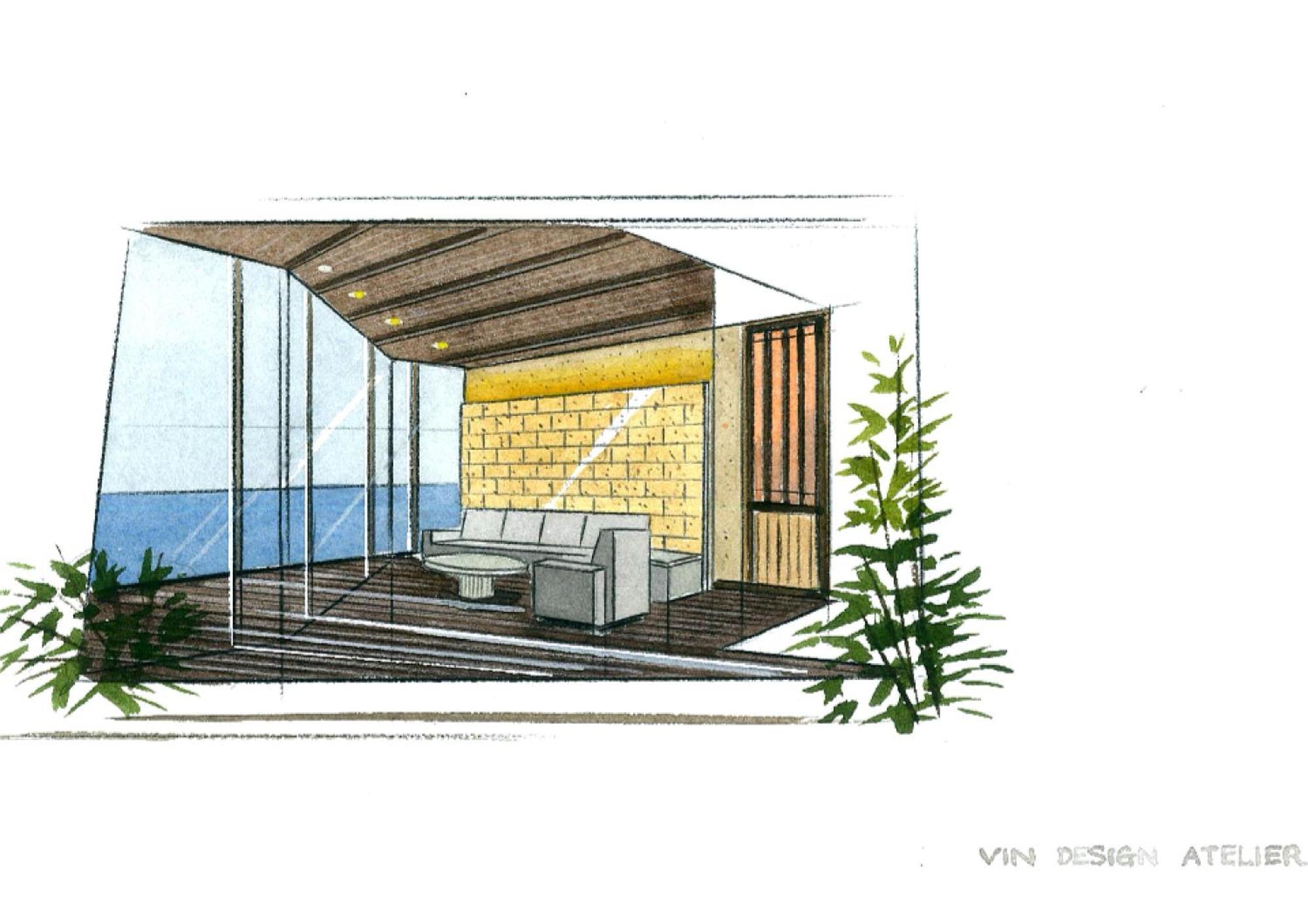 Amane Resort Seikai Beppu Pokój zdjęcie Interior design sketch