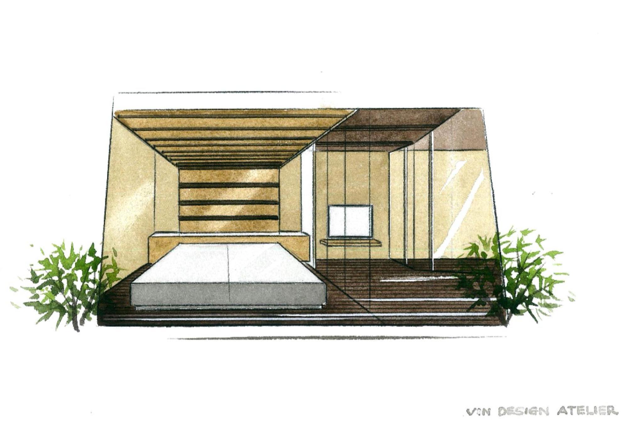 Amane Resort Seikai Beppu Pokój zdjęcie A conceptual sketch of the proposed station.